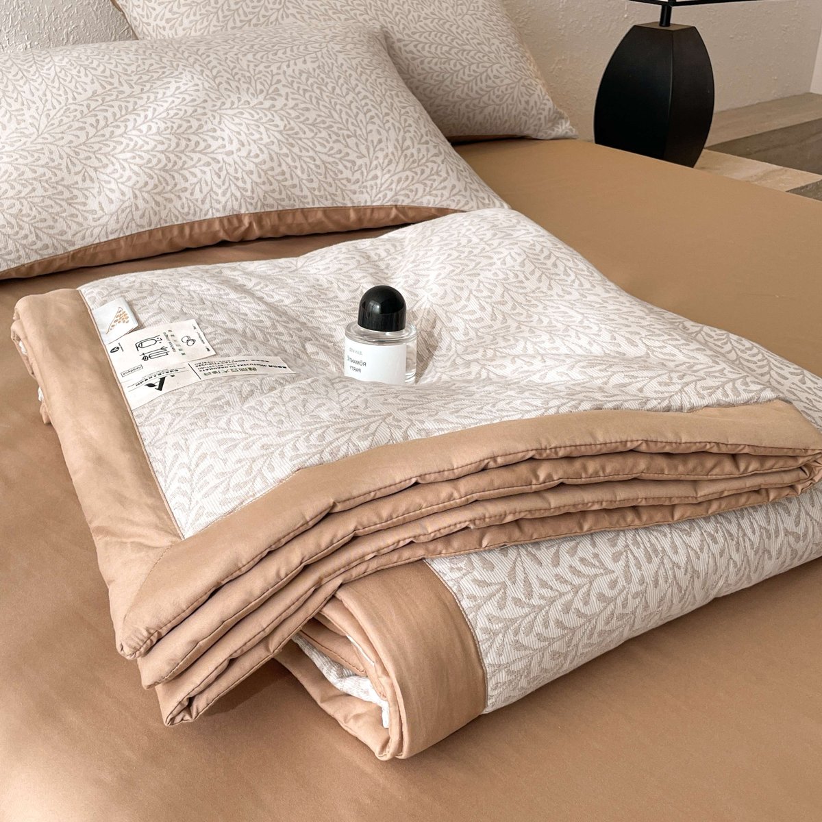 Cooling Summer Quilt, Botanical Double Gauze